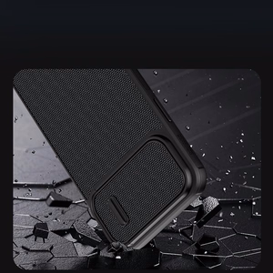 Dėklas Nillkin Textured Case S Apple iPhone 14 Pro juodas