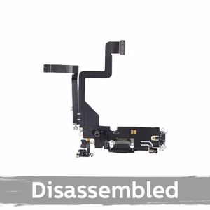 Įkrovimo jungtis iPhone 14 Pro su flex / Space Black / (100% originali / naudota)