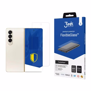 3mk FlexibleGlass™ hibridinis stiklas ant Samsung Galaxy Z Fold 4 (priekinis)