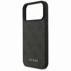 Guess 4G Classic dėklas telefonui iPhone 17 Pro Max - juodas