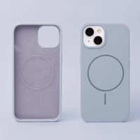 Silikoninis Thin Mag dėklas for iPhone 16 6,1" šviesiai mėlynas