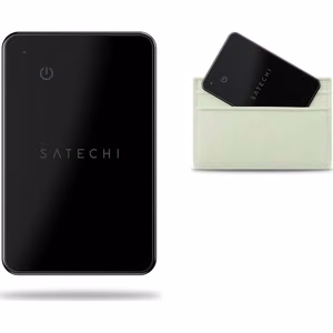 Lokatorius, suderinamas su "Apple Find My Satechi" piniginės kortelės forma ST-LFAWCK juoda