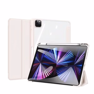 Dux Ducis Toby Armored Flip Smart Case для iPad Air 2020/2022 с держателем Apple Pencil Holder Pink