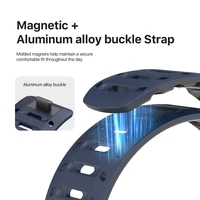 DUX DUCIS laikrodžio dirželis CS magnetinis silikoninis Apple Watch 42/44/45/46/49 mm mėlynas