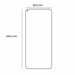 Grūdintas 2,5D apsauginis stiklas Huawei Nova 5T / Honor 20 telefonui