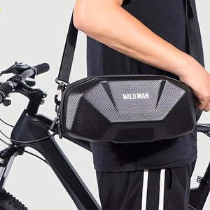 WILDMAN дорожная сумка для руля велосипеда на молнии, 3,5L, X9, черная