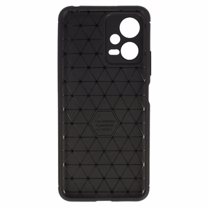 Vennus Carbon Elite dėklas telefonui Xiaomi Redmi Note 12 5G/Poco X5 Juodas