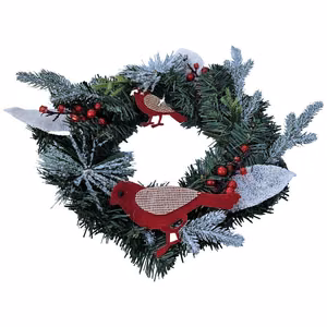 Christmas wreath decoration 30 cm RC-K-512 green