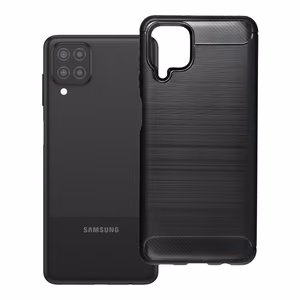 Dėklas SAMSUNG A12 Carbon 2.0 juodas