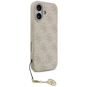 Guess 4G Charms Collection Magnetinis dėklas telefonui iPhone 17 - rožinė