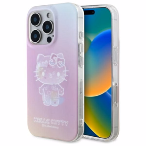 Hello Kitty IML 50-mečio magnetinis iPhone 16 Pro dėklas - rožinis