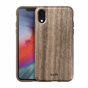 Laut PINNACLE dėklas, skirtas iPhone XR, su natūralia riešutmedžio mediena