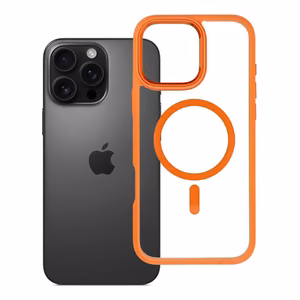 ROAR case MAG BUMPER compatible with MagSafe for IPHONE 16 Pro Max orange