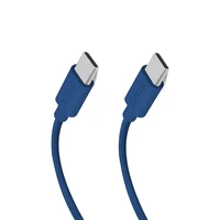 SBS TECABLETISSUETCCB USB-C - USB-C 1,5 m 60W pintas kabelis - mėlynas