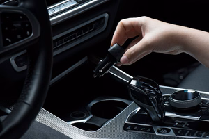 FORCELL F-ENERGY Carbon CC50-1AC automobilinis įkroviklis USB A su kabeliu Type C PD QC3.0 3A 38W juodas