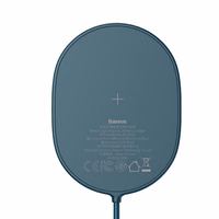 Baseus indukcinis įkroviklis LIGHT magnetinis Iphone 12 su Type C laidu (WXQJ-03) mėlynas