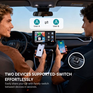 Belaidis CarPlay/Android Auto adapteris Ottocast Mini Cube juodas CP88-T3