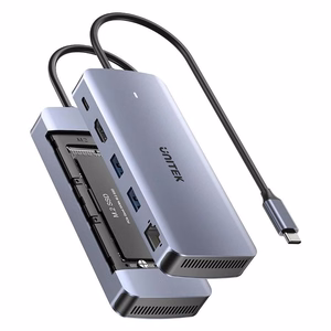 UNITEK aktyvus USB-C šakotuvas 10Gbps, M.2, HDMI, PD 100W