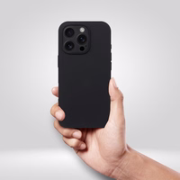 Silikoninis dėklas 2mm IPHONE 17 Pro Max suderinamas su Magnetine juodas