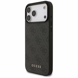 Guess 4G Classic dėklas telefonui iPhone 17 Pro Max - juodas