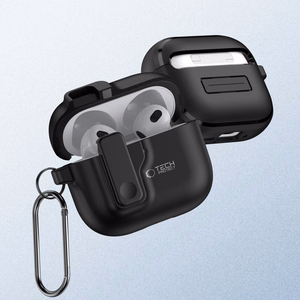 Tech-Protect Slim Hook dėklas AirPods 4 (m) - juodas
