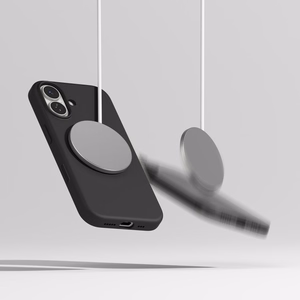 Ringke Silikoninis Magnetinis MagSafe dėklas iPhone 17 - violetinis