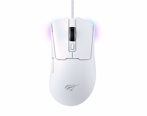 Havit MS966 RGB laidinė žaidimų pelė (balta)