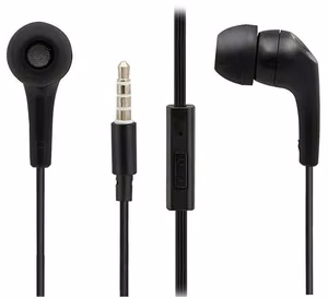 Wired earphones jack with mircophone 3,5mm MOTOROLA Ear Buds 2-S black