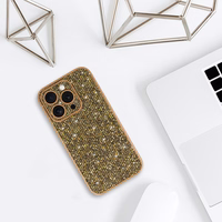 Flash dėklas telefonui Iphone 12 auksinis