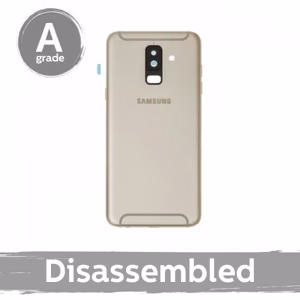 Galinis dangtelis suderinamas su Samsung A605 A6+ auksinis 100% originalus (10/10 išrinktas) su kameros stiklu