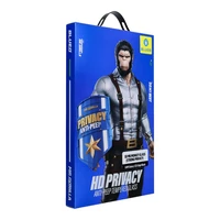 5D Mr. Monkey apsauginis stiklas – Samsung Galaxy S25 Edge juodas (Strong Privacy)