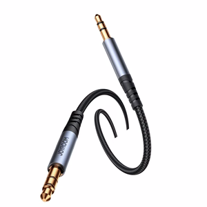 Audio adapteris Joyroom (SY-A08) 3,5mm į 3,5mm (p-p) 1,2m juodas