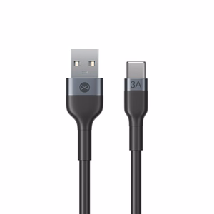 Forever lankstus kabelis USB - USB-C 1,0 m 3A juodas
