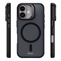 Etteri Morning Fog dėklas for iPhone 17 6,3" juodas