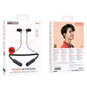 "Borofone" sportinės ausinės BE72 Sun bluetooth juodos spalvos