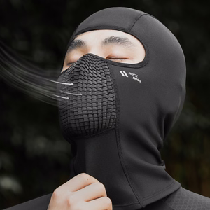 Rockbros LF25699 Fleece Bicycle Balaclava - Black