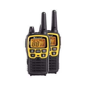 Rankinės PMR radijo stotelės MIDLAND XT70 lagaminėlyje