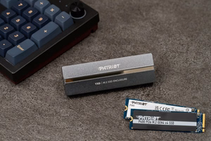 SSD dėklas PATRIOT MEMORY TXD M.2 NVME 1.3 iki 8TB (PV810UPNGM) pilkas
