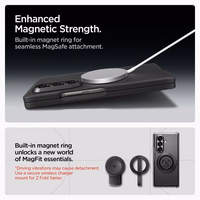 Spigen Tough Armor Pro Mag Magnetinis dėklas telefonui Samsung Galaxy Z Fold 7 - juodas