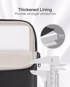 Inateck LB01005-14 dėklas 14" nešiojamajam kompiuteriui, juodas