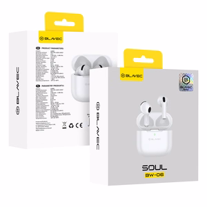 Blavec Bluetooth TWS Ausinės BW-06 Soul (BW06S-W) baltas