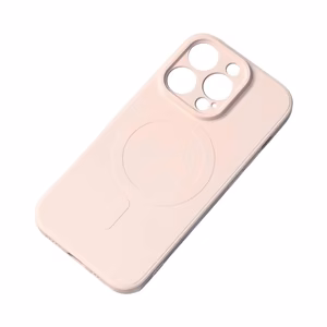 MagSafe Compatible Silicone Case for iPhone 15 Pro Silicone Case - Pink