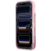 Karl Lagerfeld Liquid Glitter Karl Script Logo MagSafe Case for iPhone 17 Pro Max - Pink