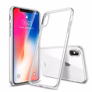 Чехол для iPhone XS MAX Clear Case 2 мм Box прозрачный