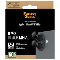 PanzerGlass Hoops grūdintas stiklas lęšių apsauginis stiklas iPhone 16 / 16 Plus / 17