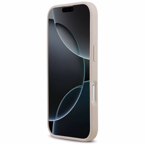 Guess 4G Circle Classic Logo Magnetinis dėklas telefonui iPhone 17 - rožinė