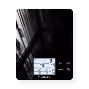 Wozinsky WIK-10 Smart Kitchen Scale with Digital Display, Bluetooth App - Black