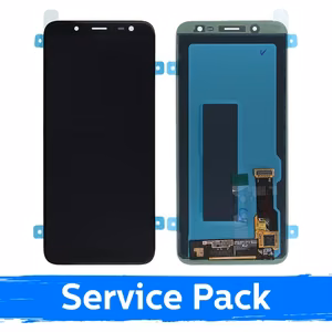 LCD Display Compatible With Samsung J600 2018 J6 Black (Service Pack)