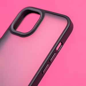 Satino matinė dėklas telefonui Samsung Galaxy S24 Plus juoda