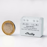 Shelly Qubino Wave PM Mini Išmanusis jungiklis Pilka